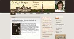Desktop Screenshot of carolynyeager.net